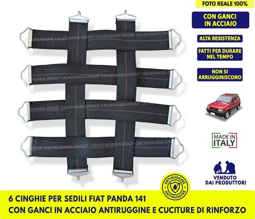 Kit fasce elastiche sedili - kit, 6