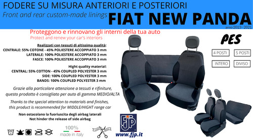 Coprisedili misura fiat new - su,