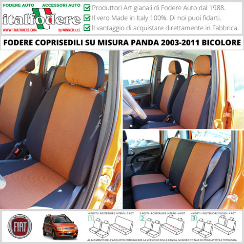 Fodere coprisedili fiat panda - fodere,