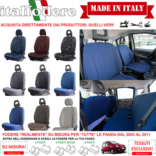 Fodere coprisedili fiat - coprisedili, panda
